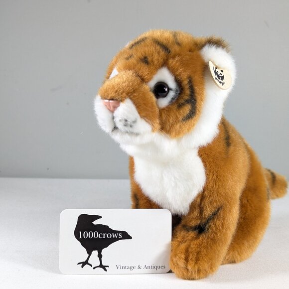 WWF Realistic Tiger cub plush 7.5" Bon Ton Toys Netherlands - Picture 13 of 13